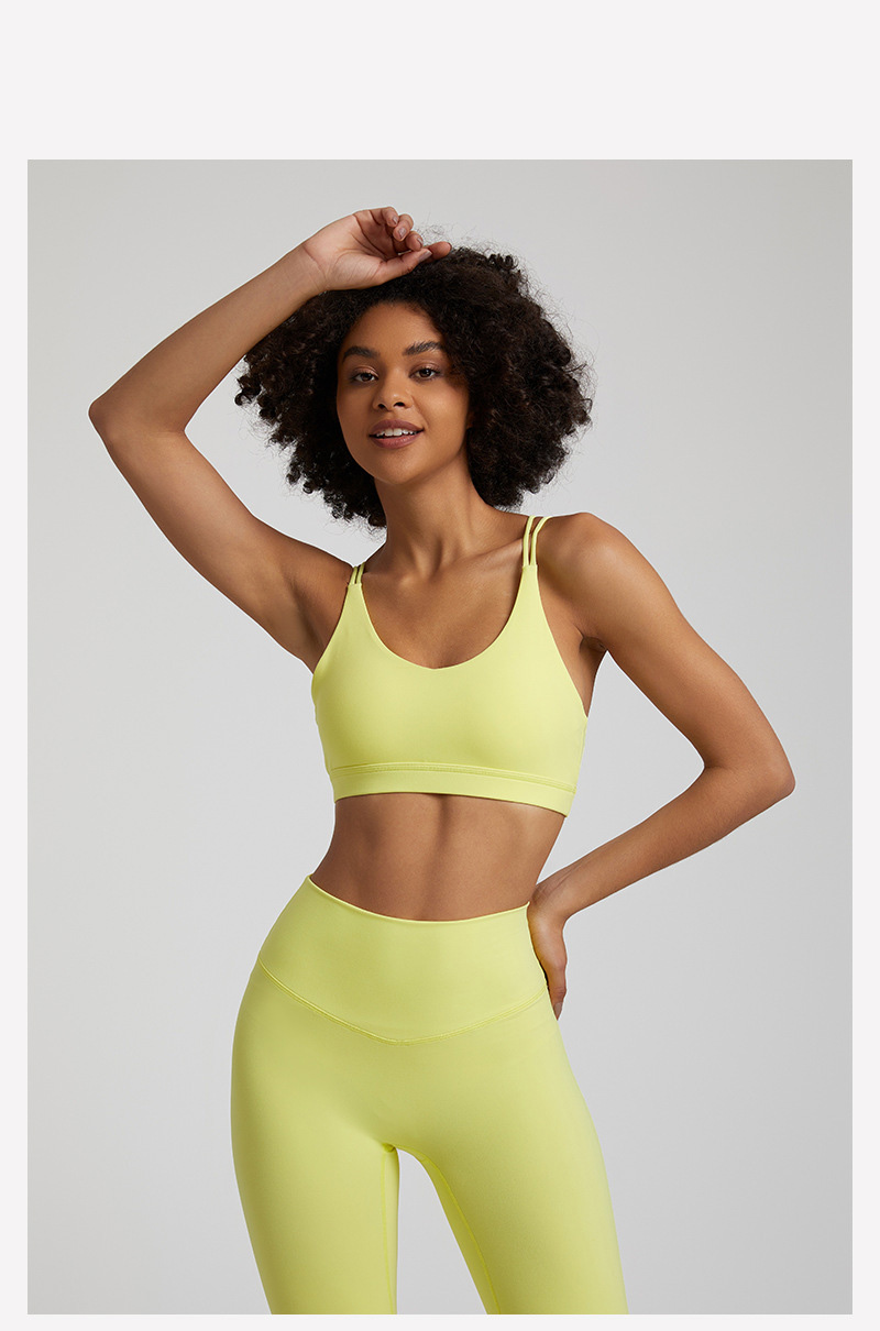  Naked Fitness Bra Shock-Absorbing Tight Quick-Drying Yoga Wear SKL-LQ4060