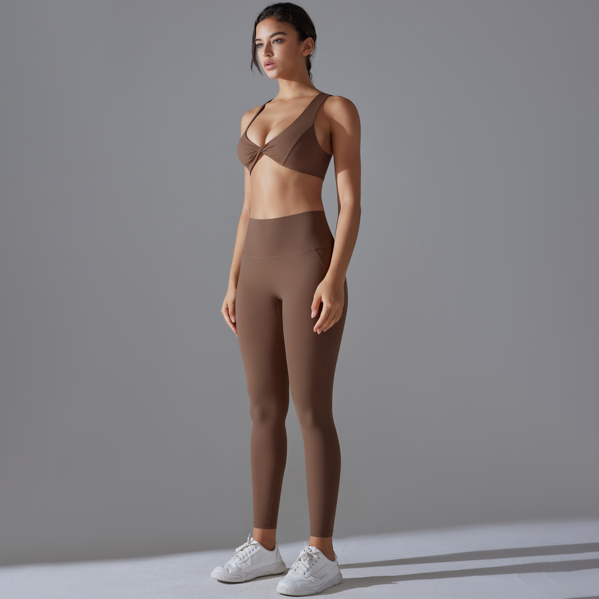  High-Waisted Hip-Lifting Tight Naked Feeling Yoga Wear Set 7070