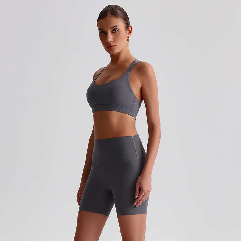  Sexy Sports Running And Fitness Suit Shorts Set SKL-LQ0135