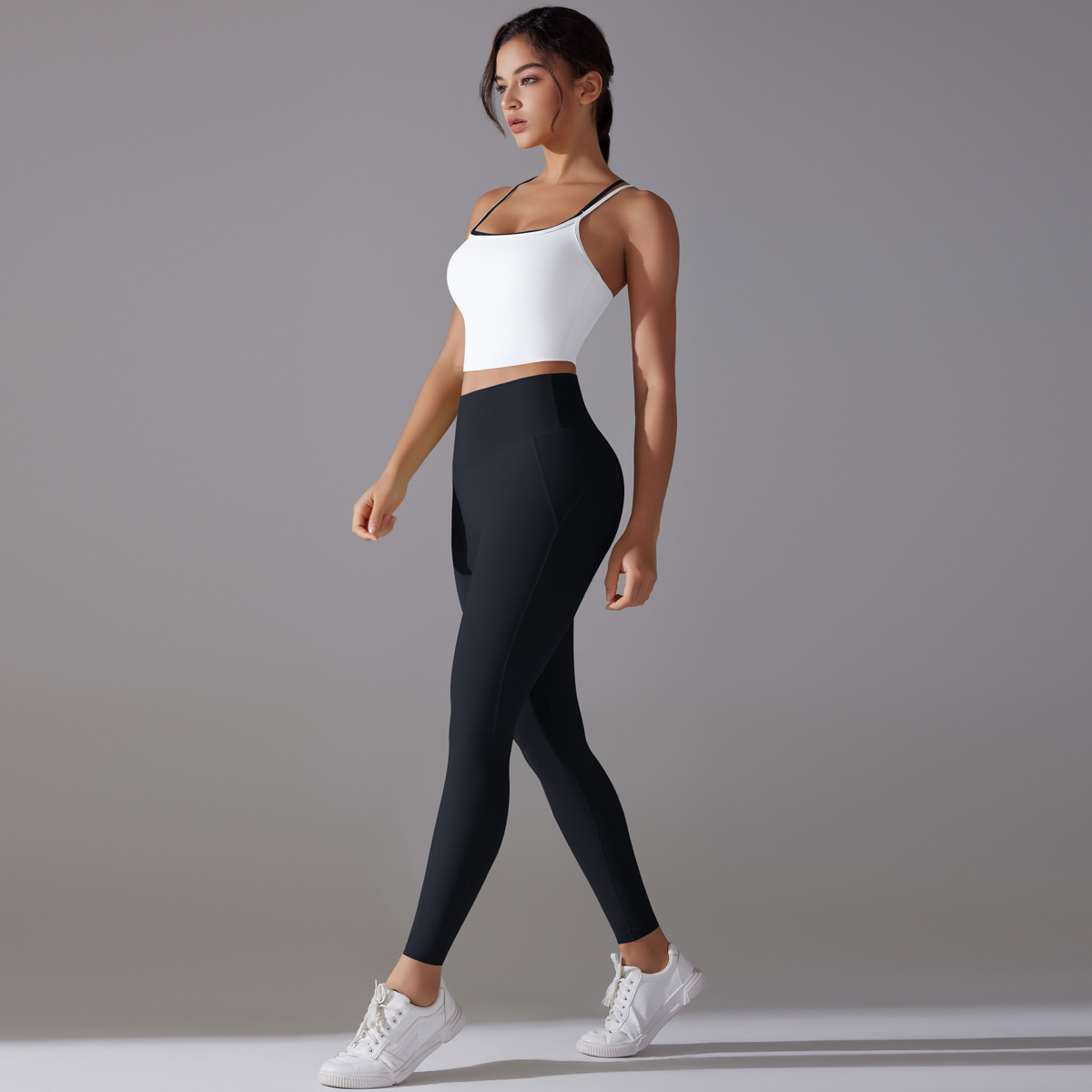  Backless Sports Bra Yoga Wear Set 7005
