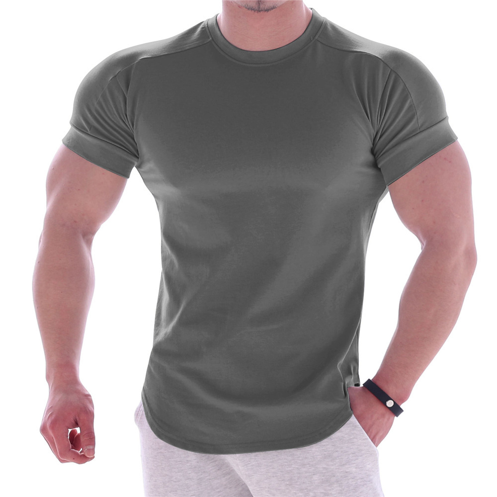 Men's Stretch Round Neck Short Sleeve T-Shirts DX20264