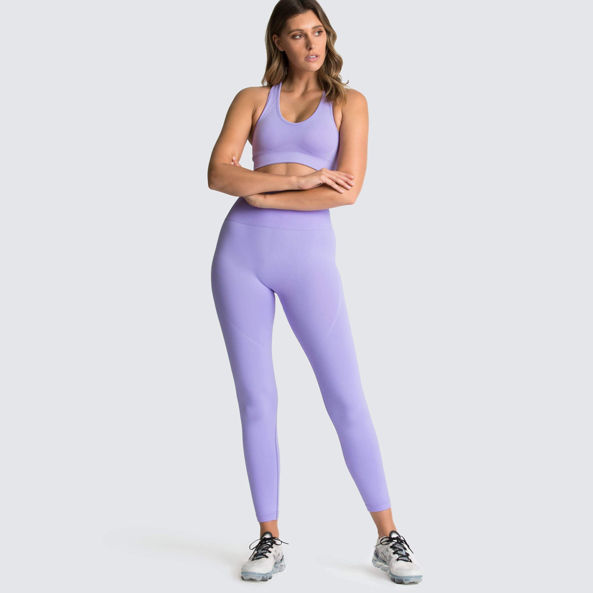  Fitness Backless Sports Bra Set 6095