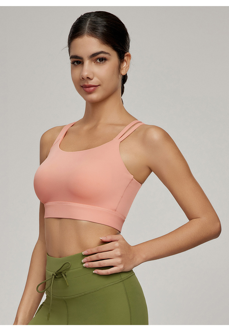 Asymmetrical Open-Back Yoga Sports Bra  DWC115120