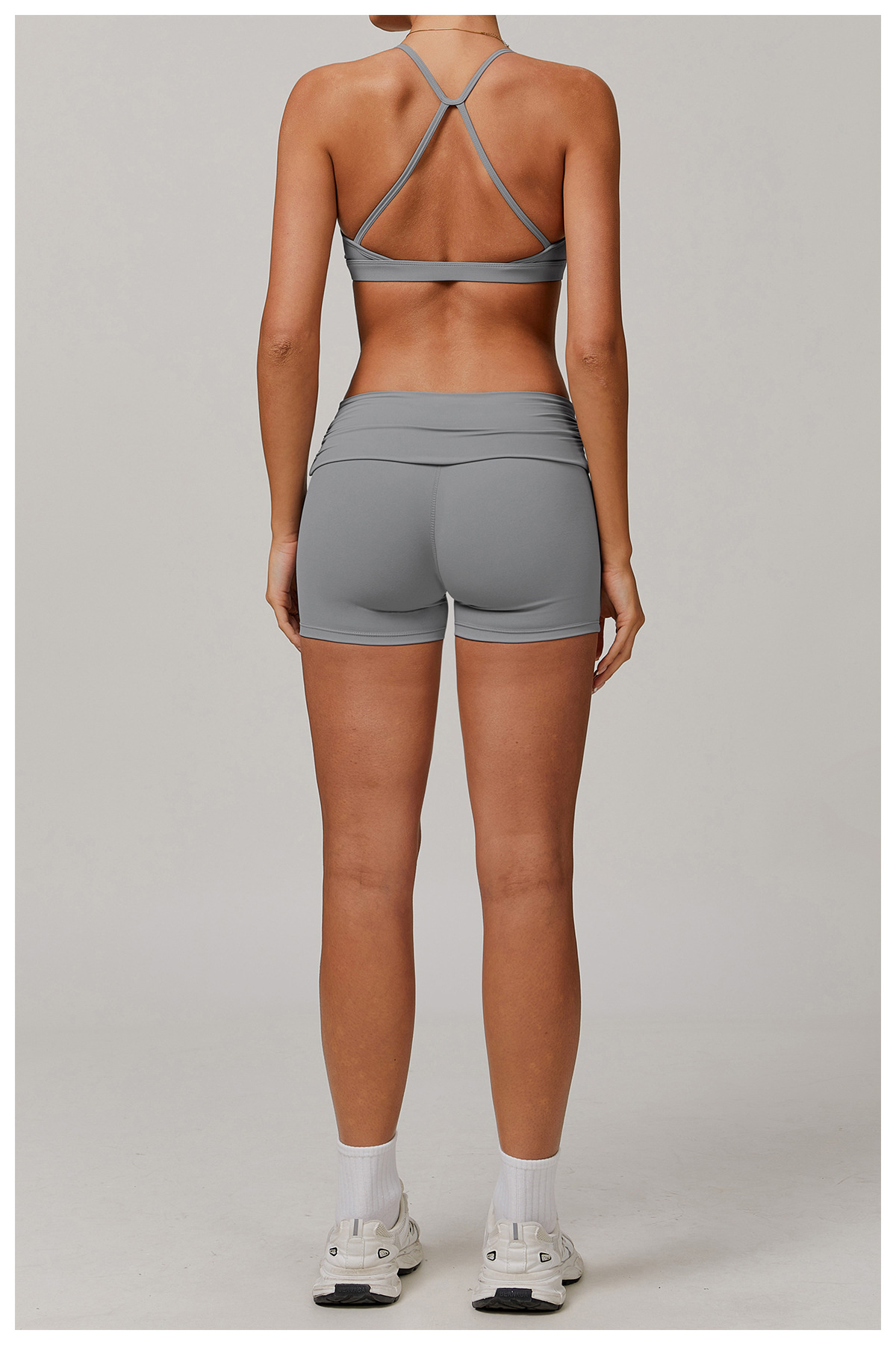  Tight and Quick-Dry Yoga Bra Short Set 8347