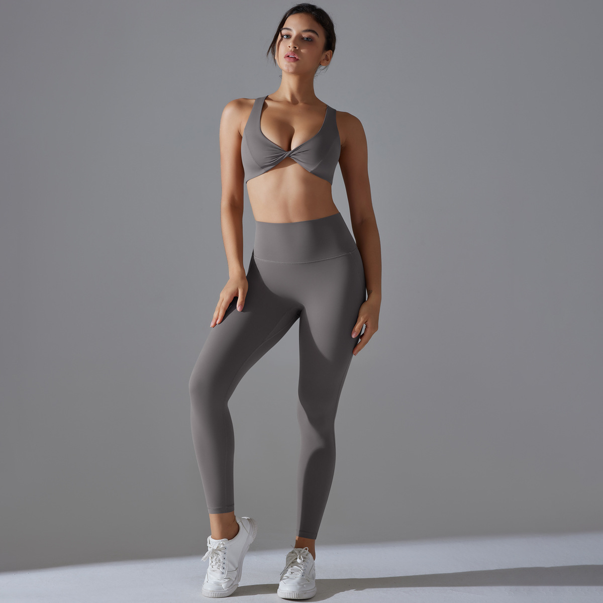 High-Waisted Hip-Lifting Tight Naked Feeling Yoga Wear Set 7070