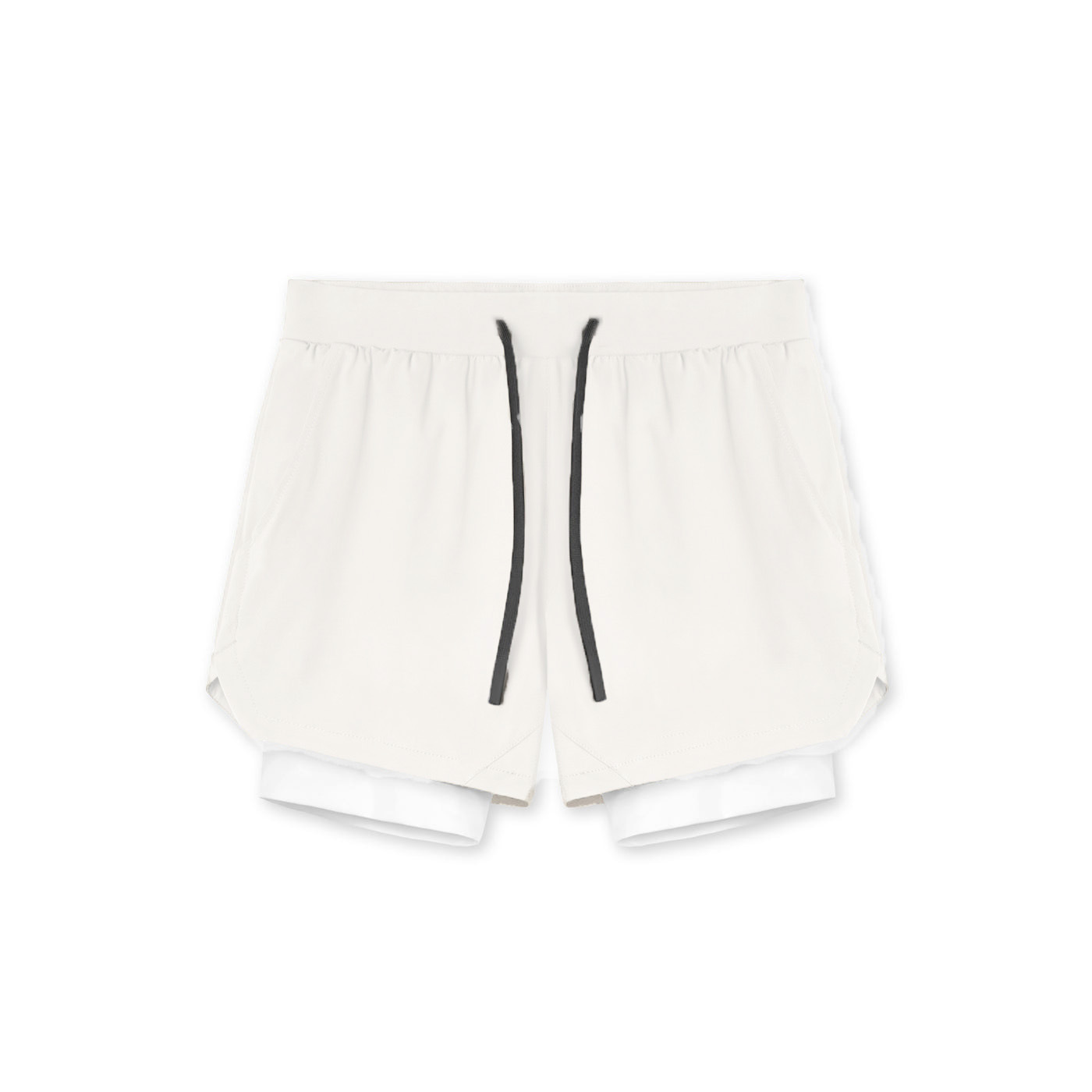 Men's Double-Layer Elastic Quick-Dry Sports Shorts SCDK1