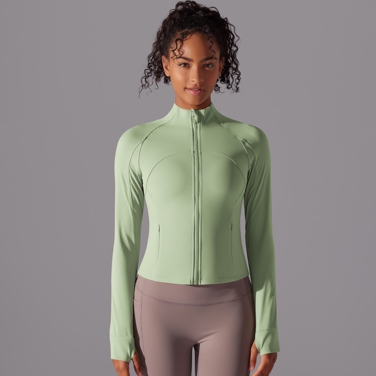 Outdoor Sports Breathable Zip-up Coat 7007