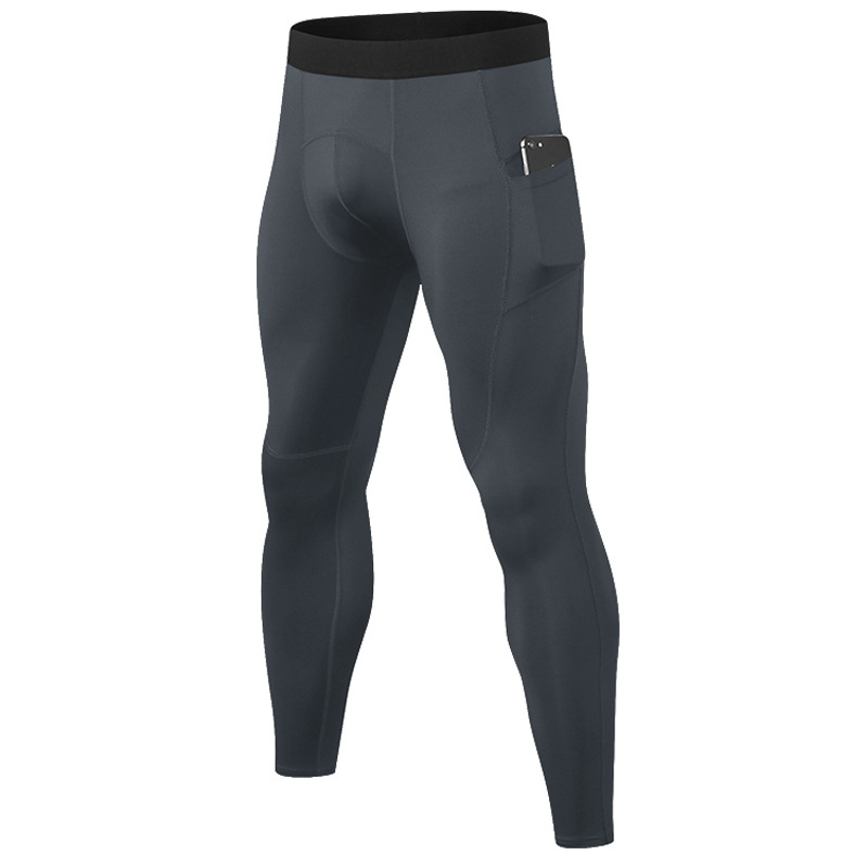Men's High - Elastic Tight, Quick - Dry & Sweat - Wicking Sport Pants 01318