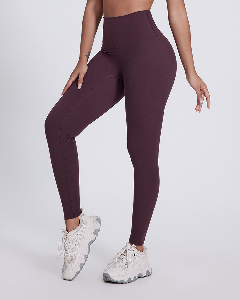 Tight-fitting Yoga Pants Without Embarrassing Lines With Pocket  High-waisted Fitness Leggings SKL-LQ5030