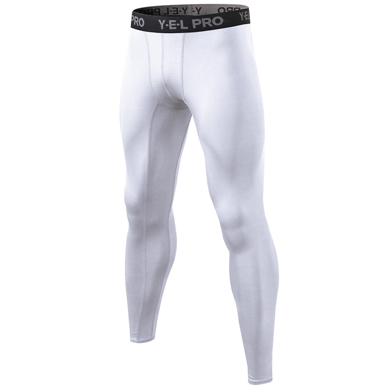  Men's Compression Stretch Quick-Dry Workout Long Pants 6030