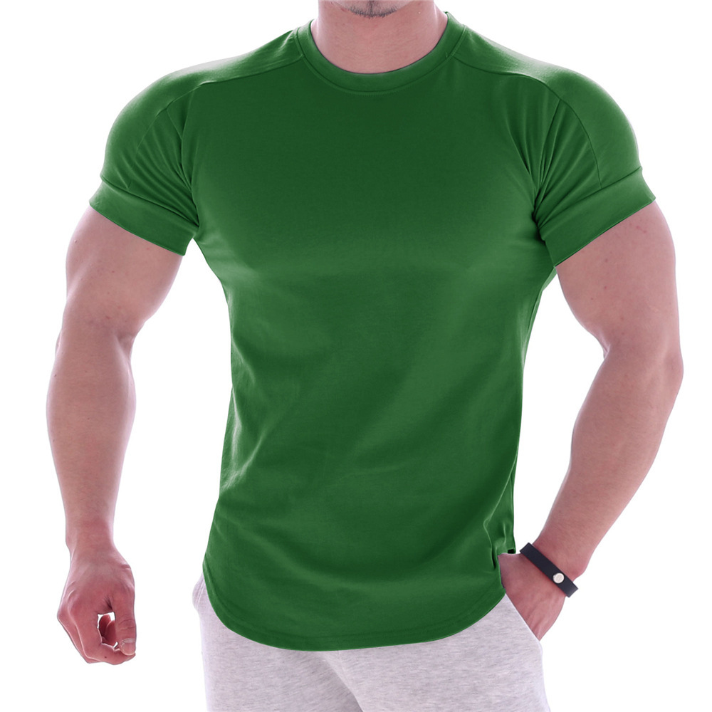 Men's Stretch Round Neck Short Sleeve T-Shirts DX20264