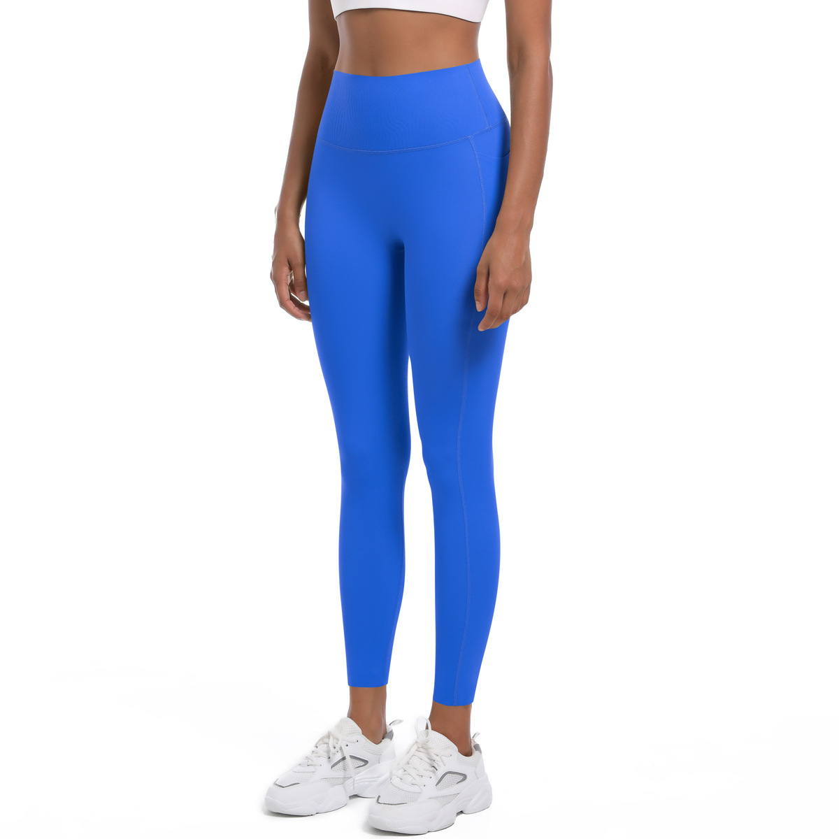 High-waisted Sports Pocket Tight Yoga Pants 7081
