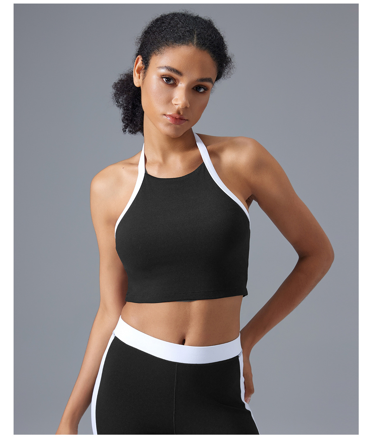 Sexy Breathable Soft Material Yoga Tank Top D25091