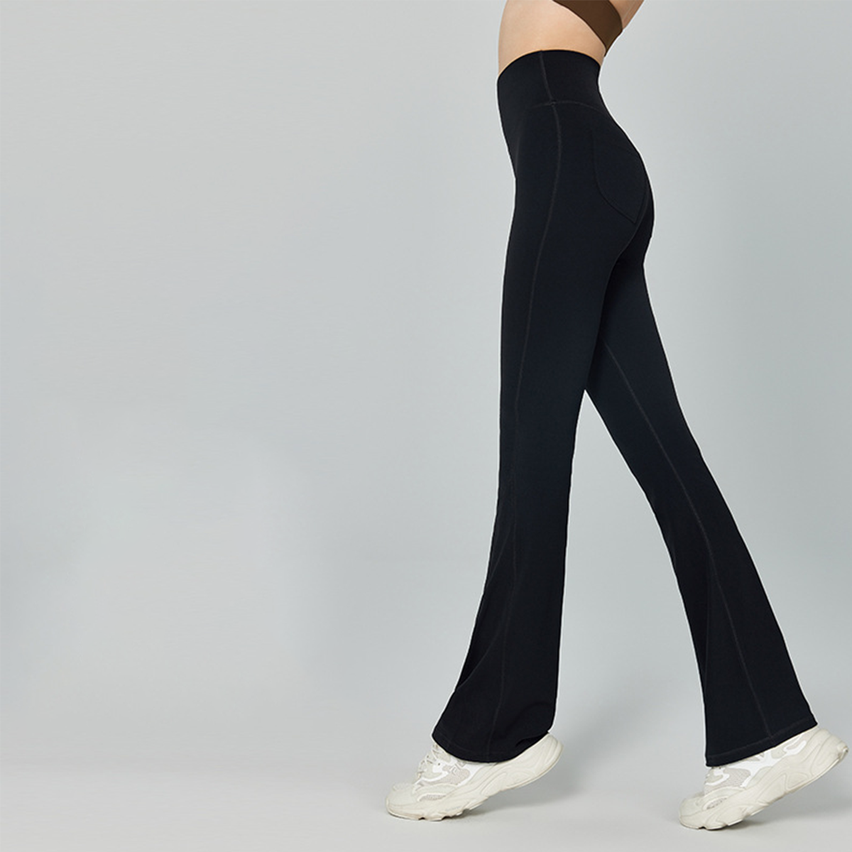 High-Waisted Butt-Lifting Yoga Flare Pants  DWPS124025