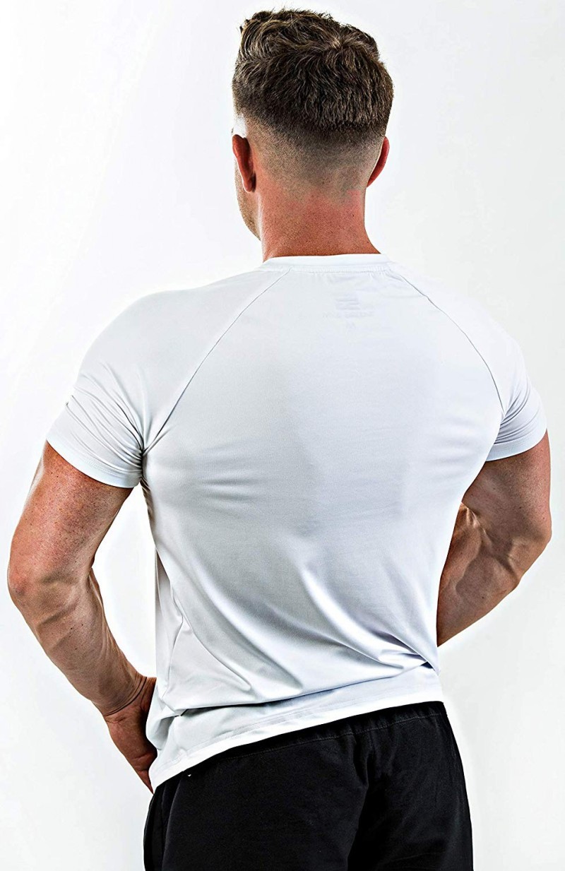 Men's Quick-Dry Breathable High-Elasticity Short-Sleeve Shirts LLZDDX 