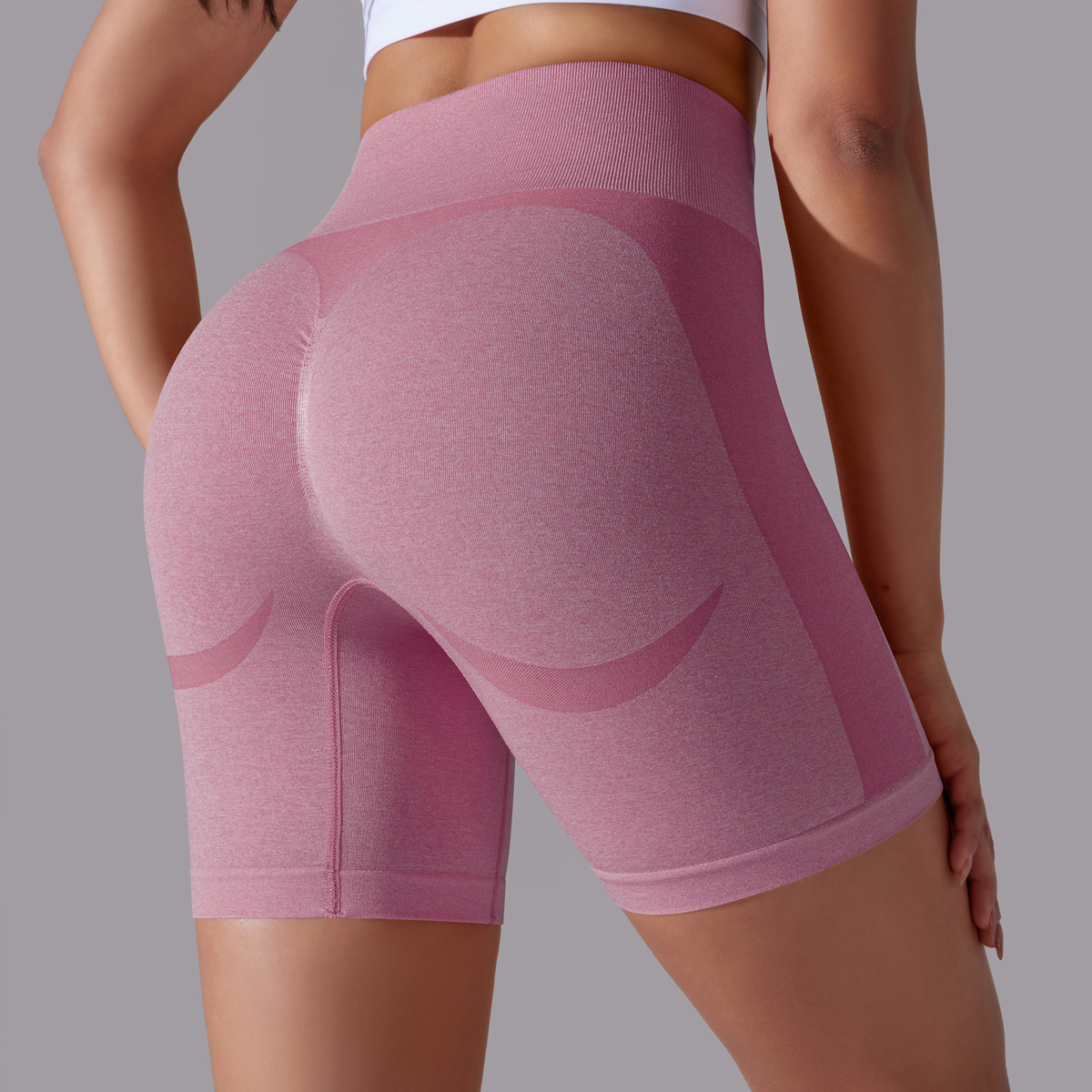High-waisted Hip-lifting Running Tight Shorts 6641