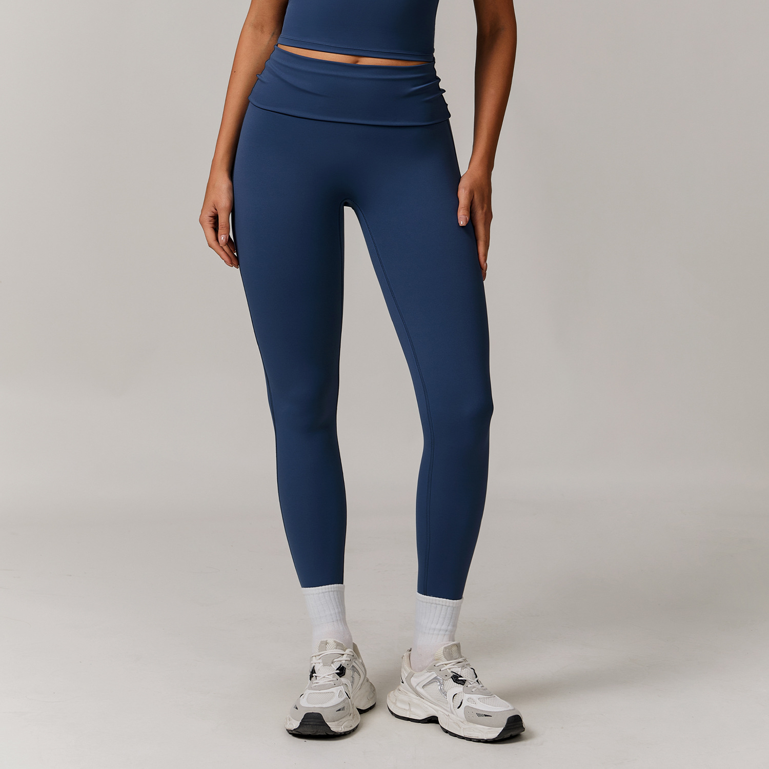 Flipped High-Waist Yoga Leggings 8998