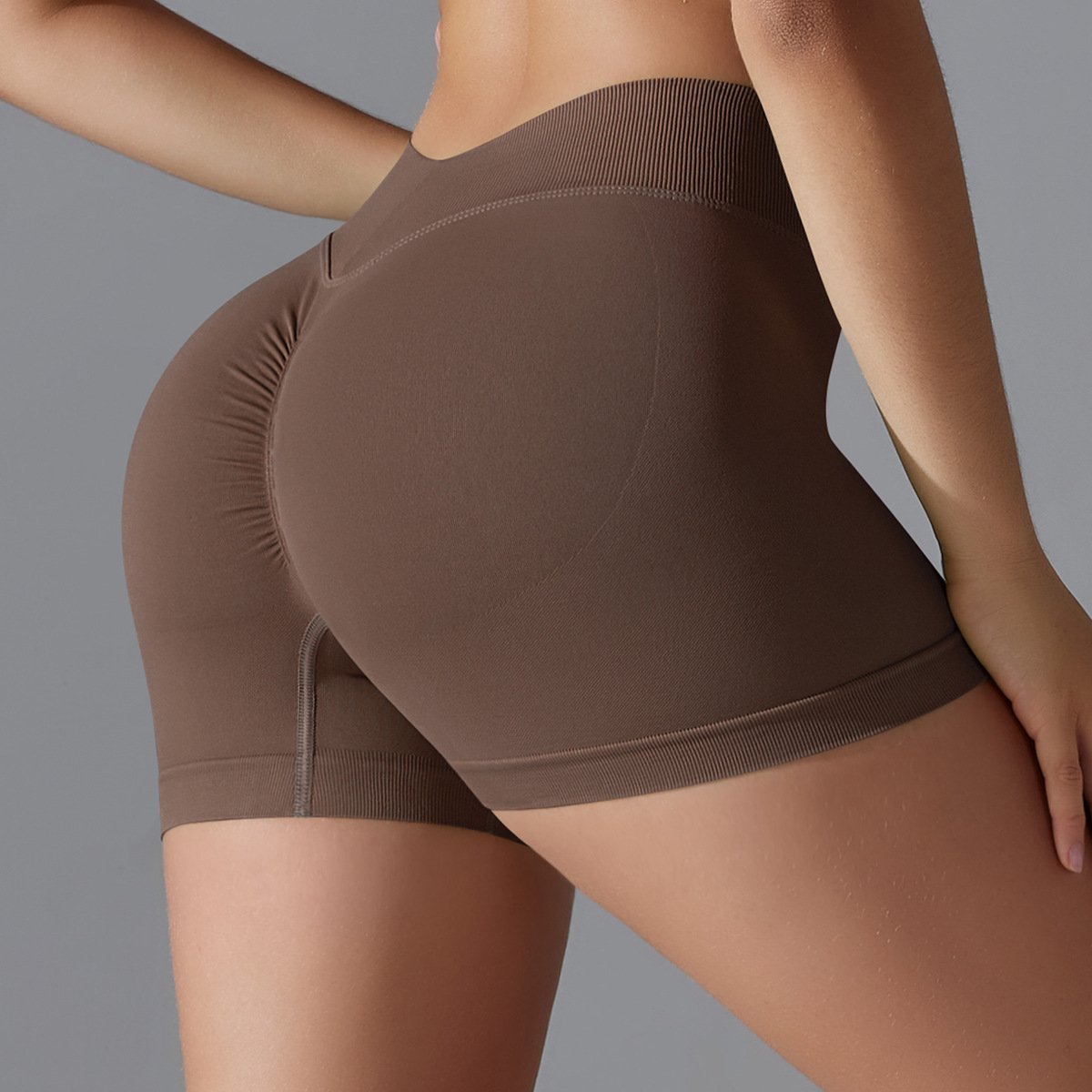  High-Waisted Hip-Lifting Yoga Shorts for Women 6664shorts