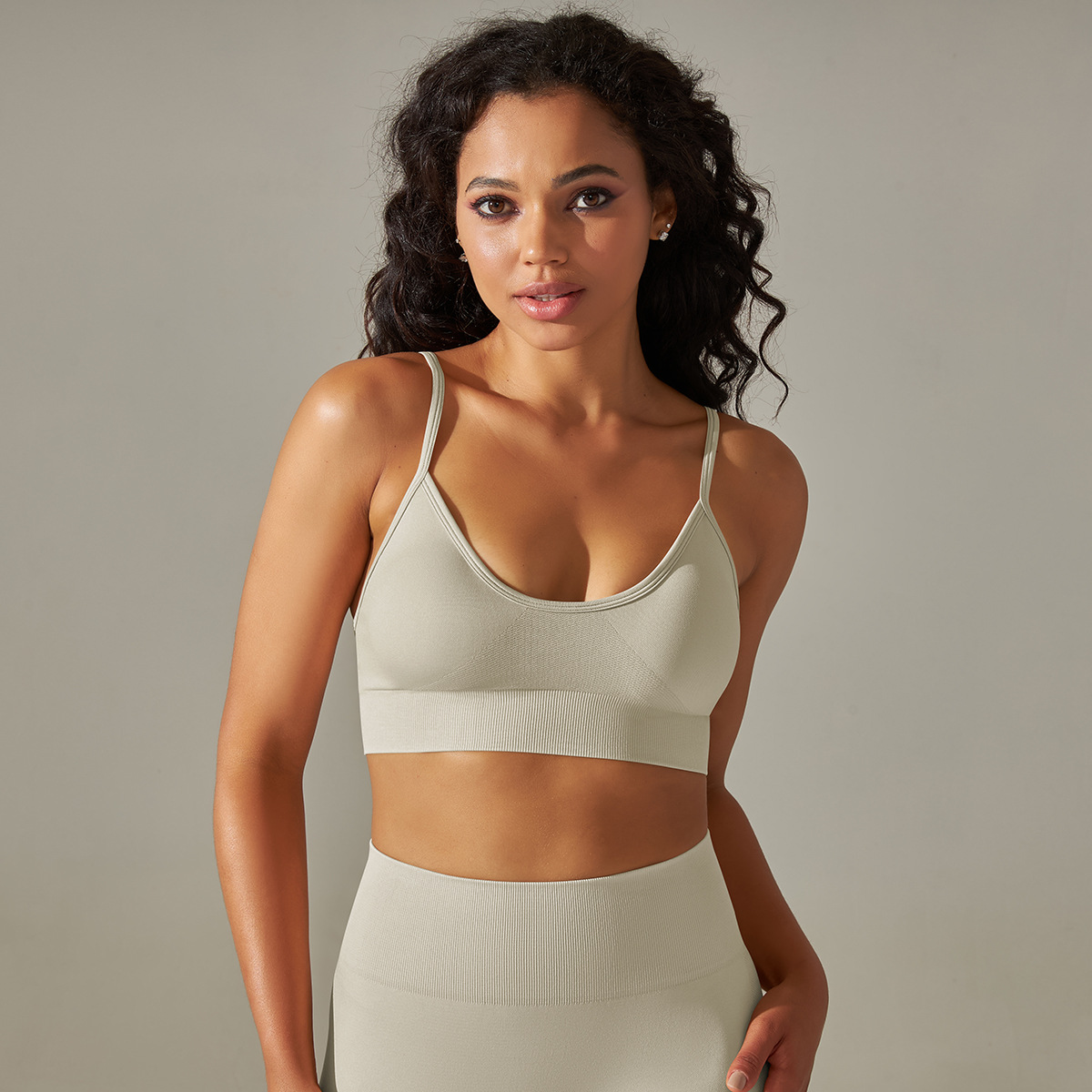  Strapless Shockproof Push-Up Fitness Vest 6606