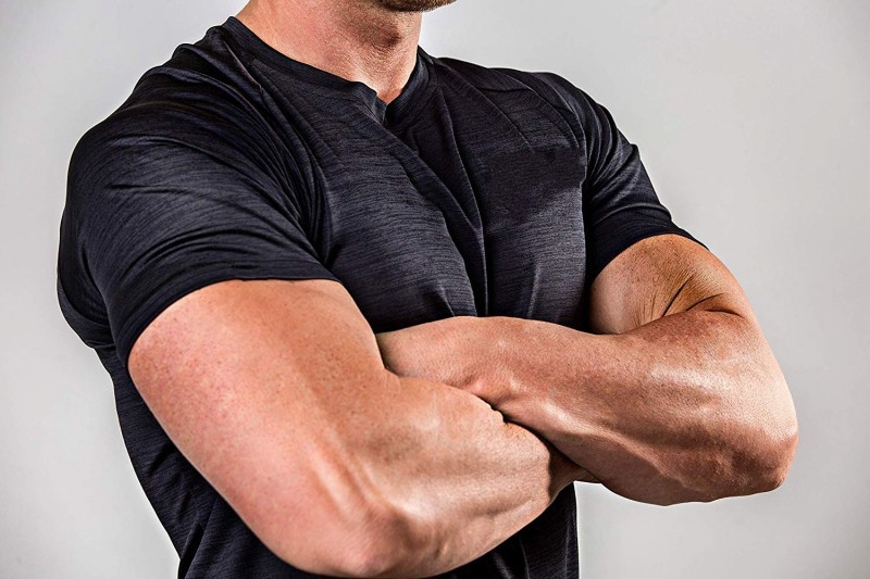 Men's Quick-Dry Breathable High-Elasticity Short-Sleeve Shirts LLZDDX 