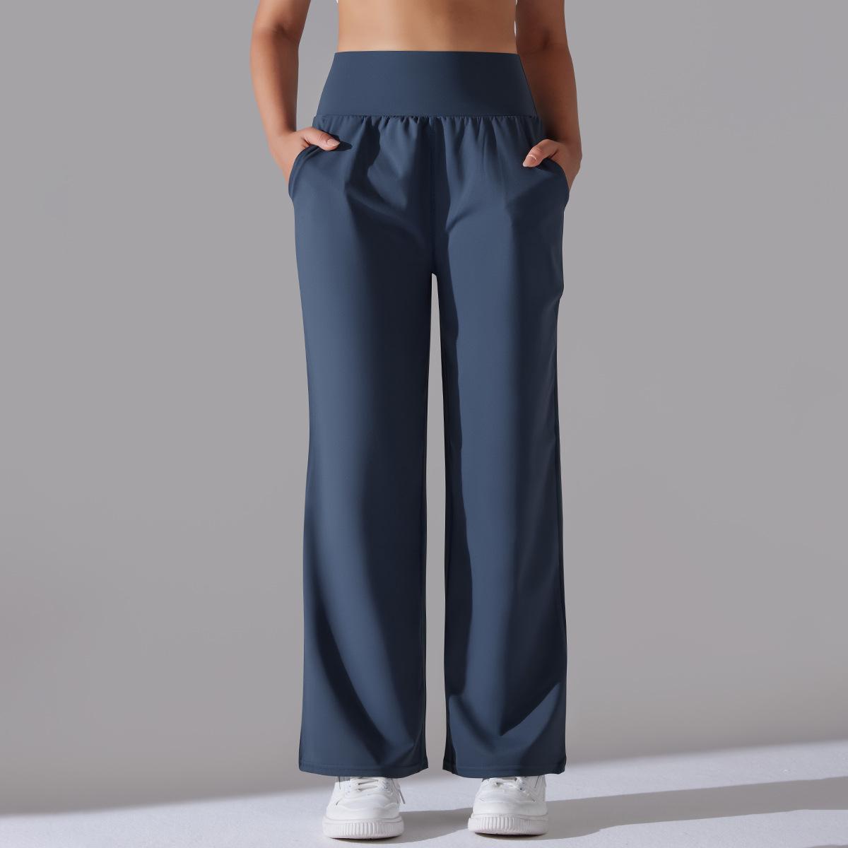 High-waisted Yoga Sports Wide-leg Pants 6639