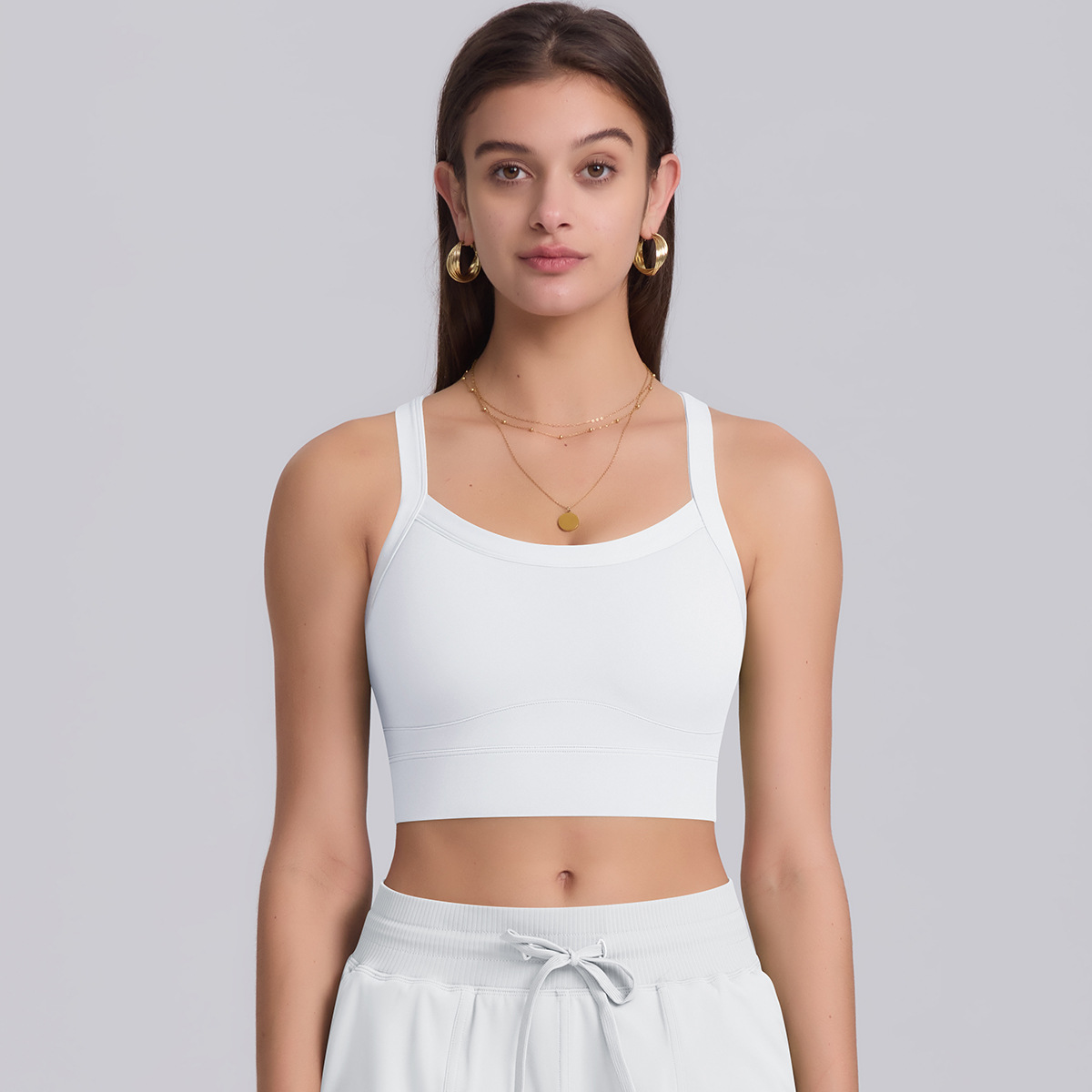 All-in-One Naked-feeling Sports Bra Fitness Vest 7044