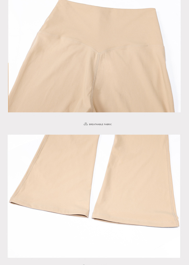 Sportswear yoga set High-waisted yoga flared pants With Beautiful Back Bra SKL-LQ8959