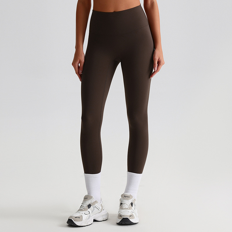 High-waisted Leggings Hip-lifting Running Fitness Pants SKL-LQ2186