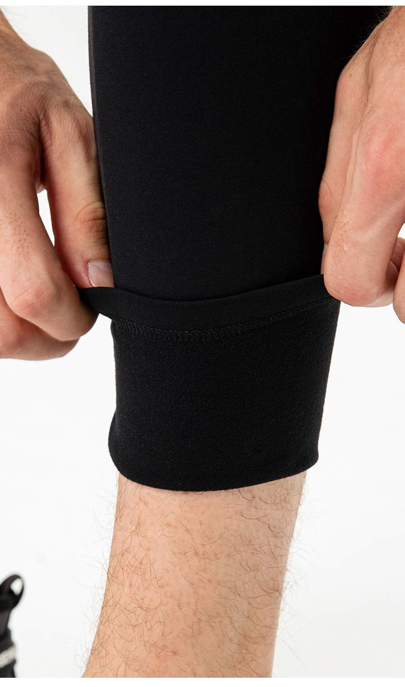 Men's Fleece - Lined Tight Pants, Warmth & High Elasticity for Fitness Training 21334