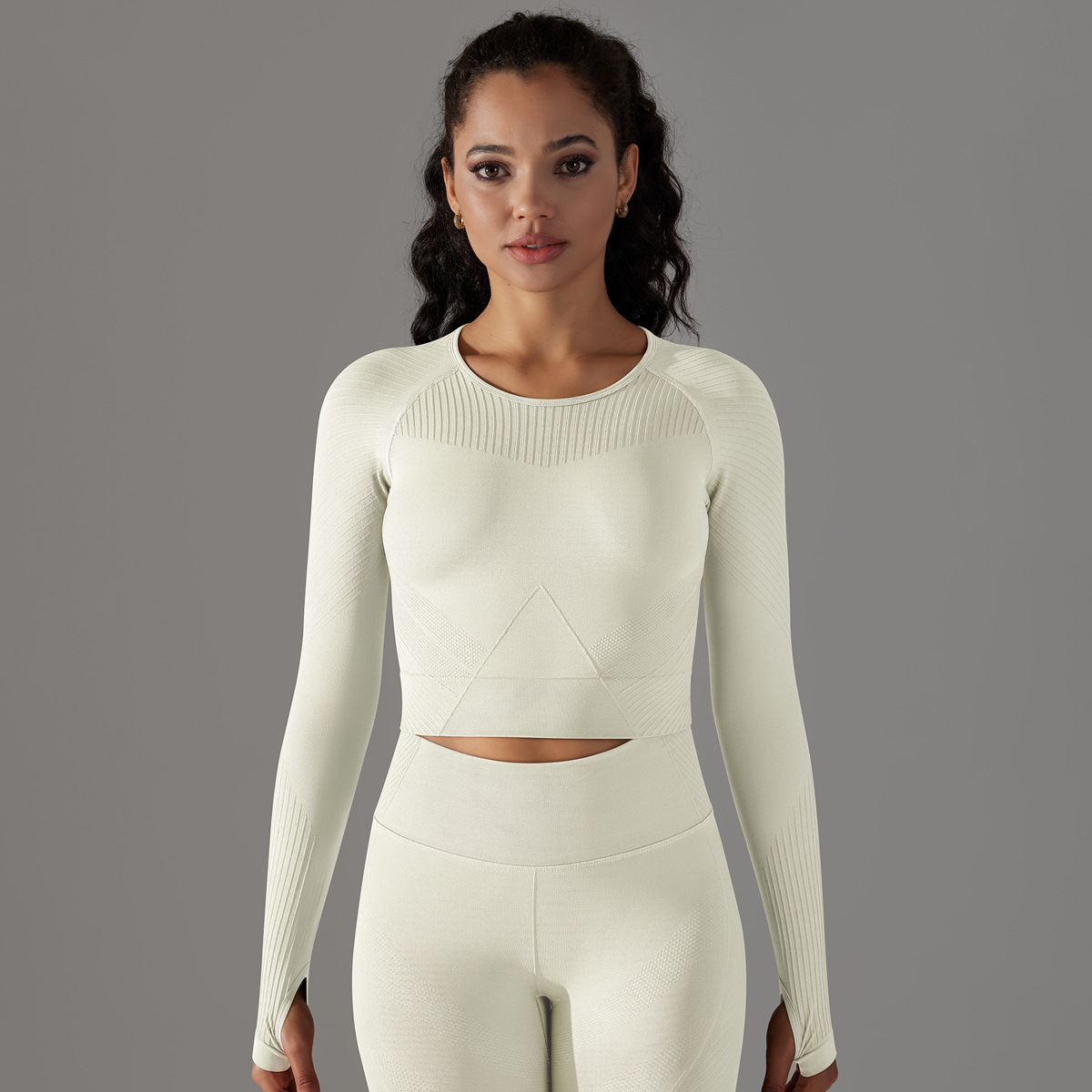  Crewneck Long-Sleeve T-Shirt Running Sports Top 6623