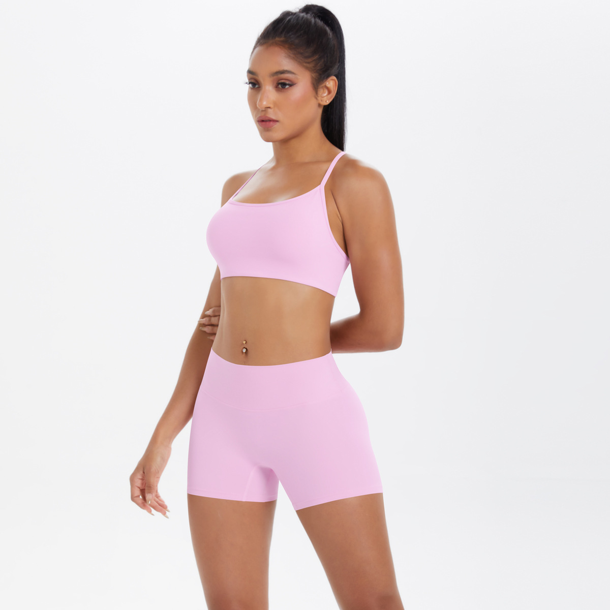  Casual Naked-Sensation Sports Yoga Wear Set 7112