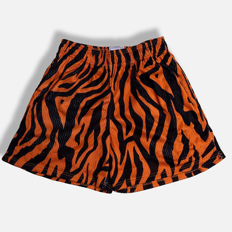 Men's Above-the-Knee Leopard Print Shorts DK01