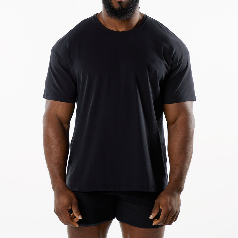 Men's Round - Neck Short - Sleeve T - Shirts for Sports and Fitness  KSDX01
