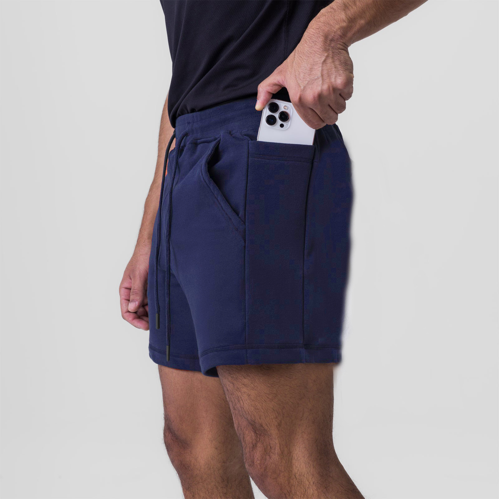 Men's Cotton Breathable Above-Knee Shorts MQDK624
