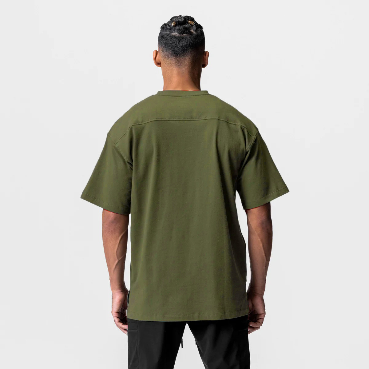 Men's Crew Neck T - Shirts with Side Slits TX222