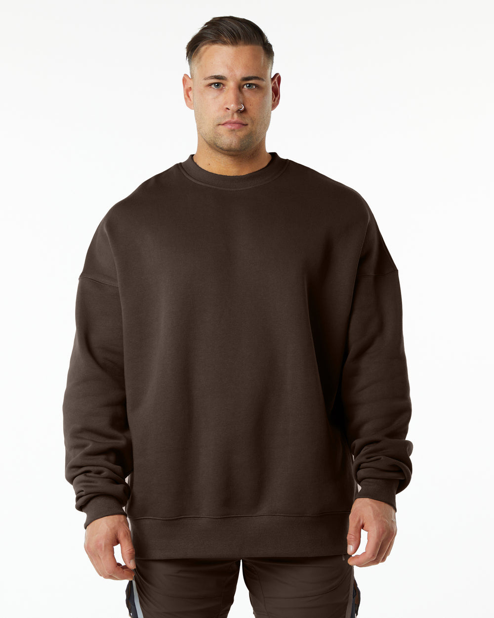 Men's Thickened Round Neck Sweatshirt WY818