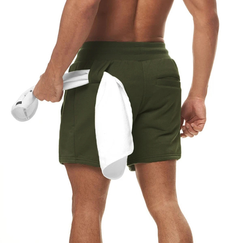 Men's Cotton Multi-Pocket Sports Shorts DKA1