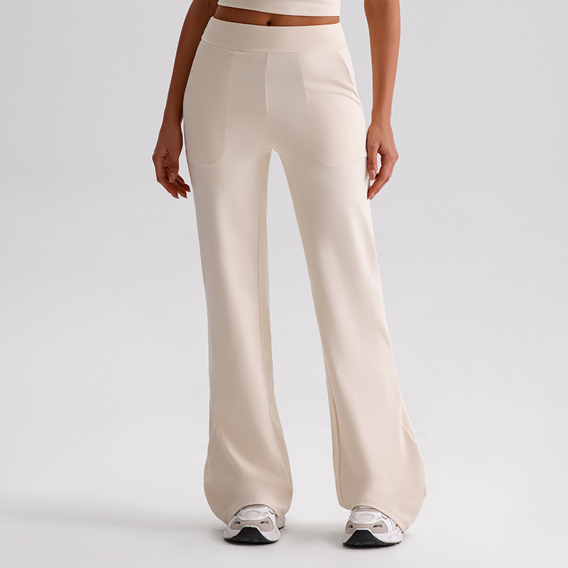 Side-pocket Leggings Flared Wide-leg Sports Yoga Pants SKL-LQ8027