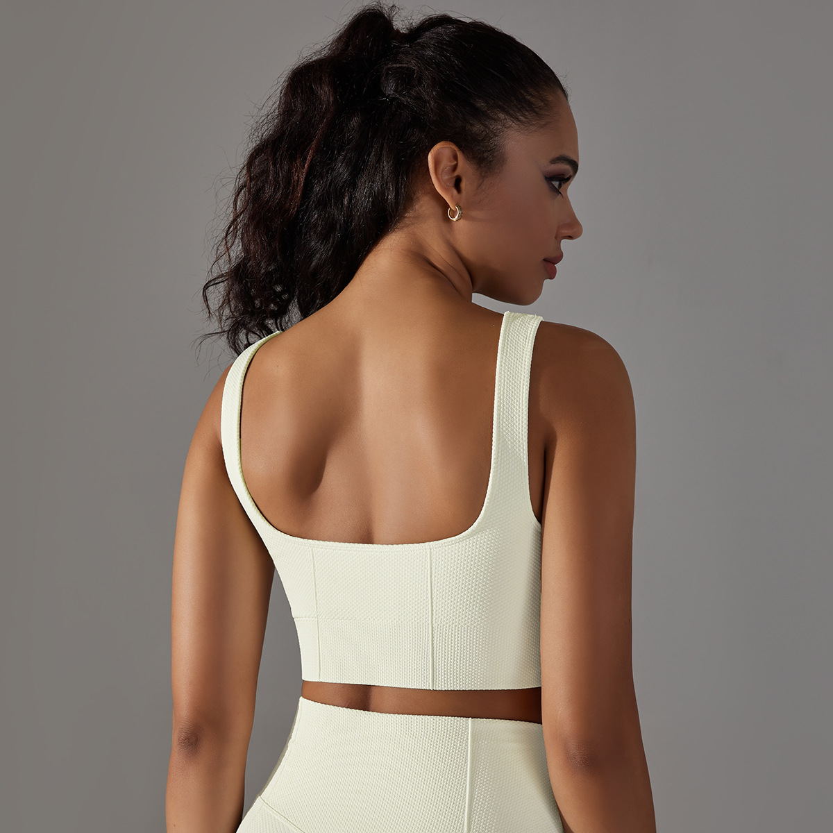 Shockproof Gathering Backless Fitness Vest 6621vest