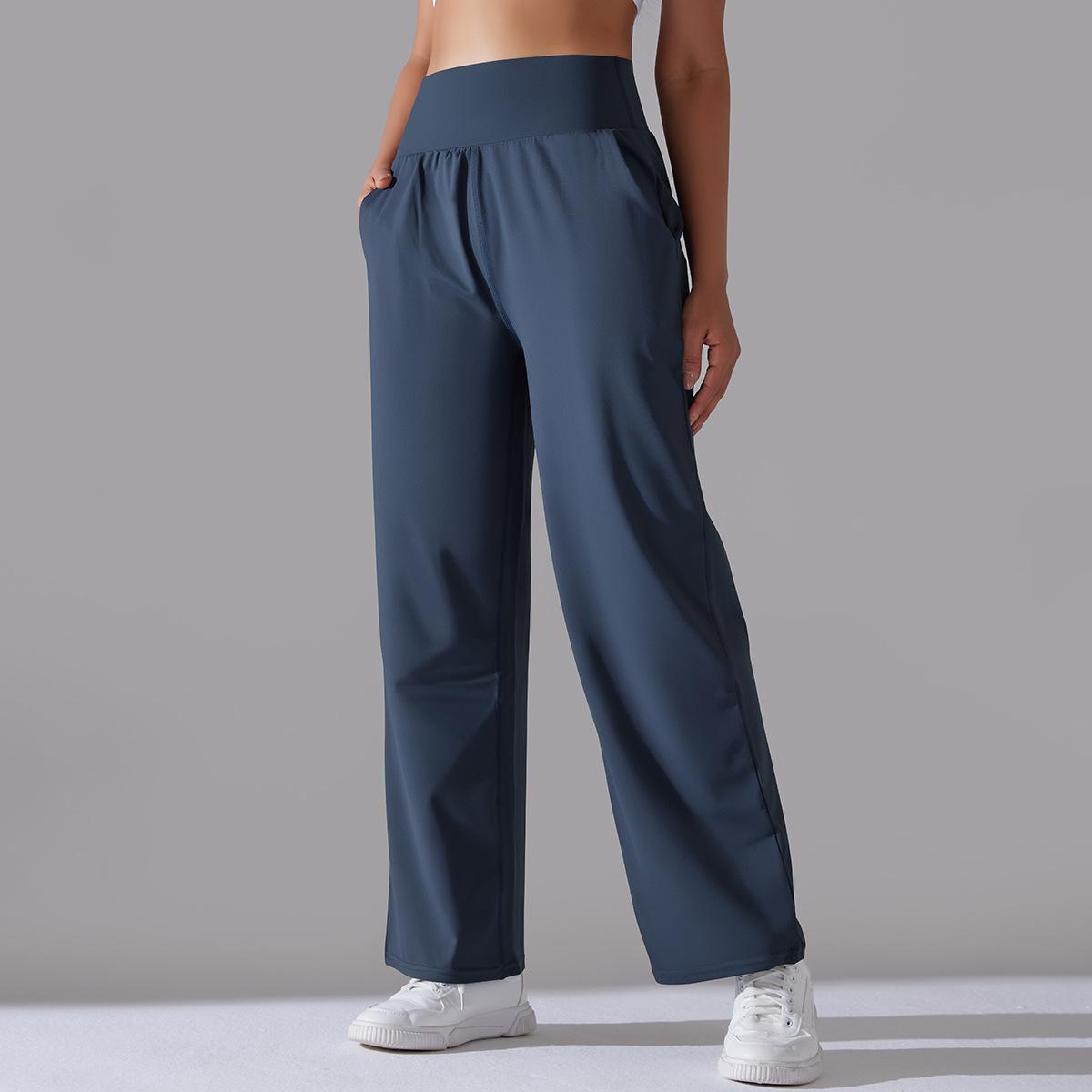 High-waisted Yoga Sports Wide-leg Pants 6639