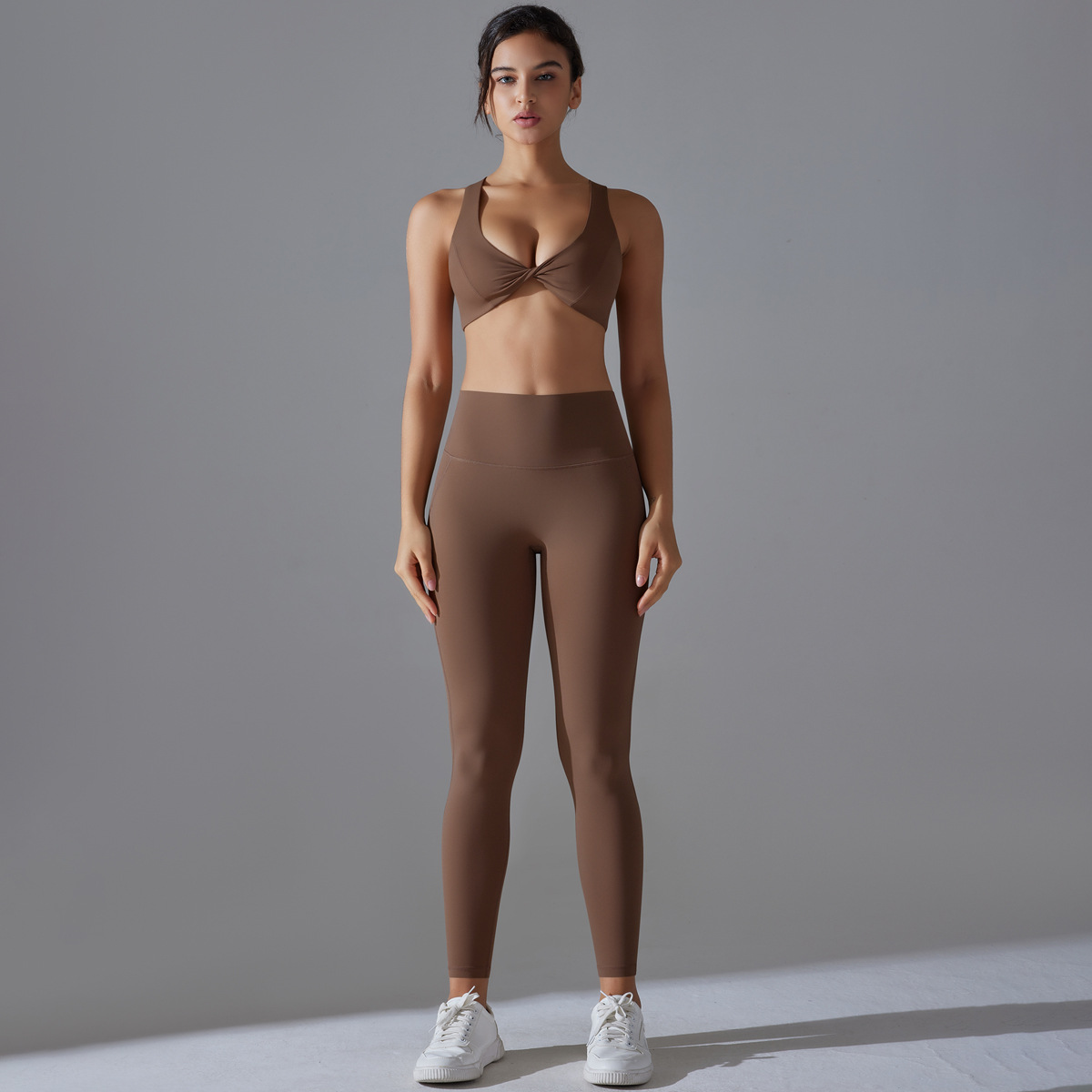  High-Waisted Hip-Lifting Tight Naked Feeling Yoga Wear Set 7070