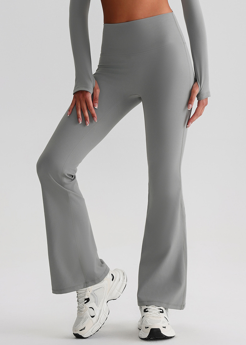 Yoga Pants for women High-waisted Hip-lifting Slightly Flared Leggings SKL-LQ8006