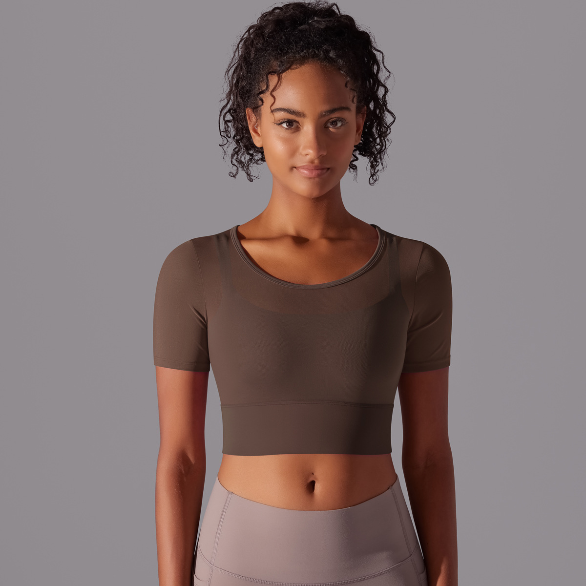  Shockproof Push-Up Backless Yoga Vest 7039