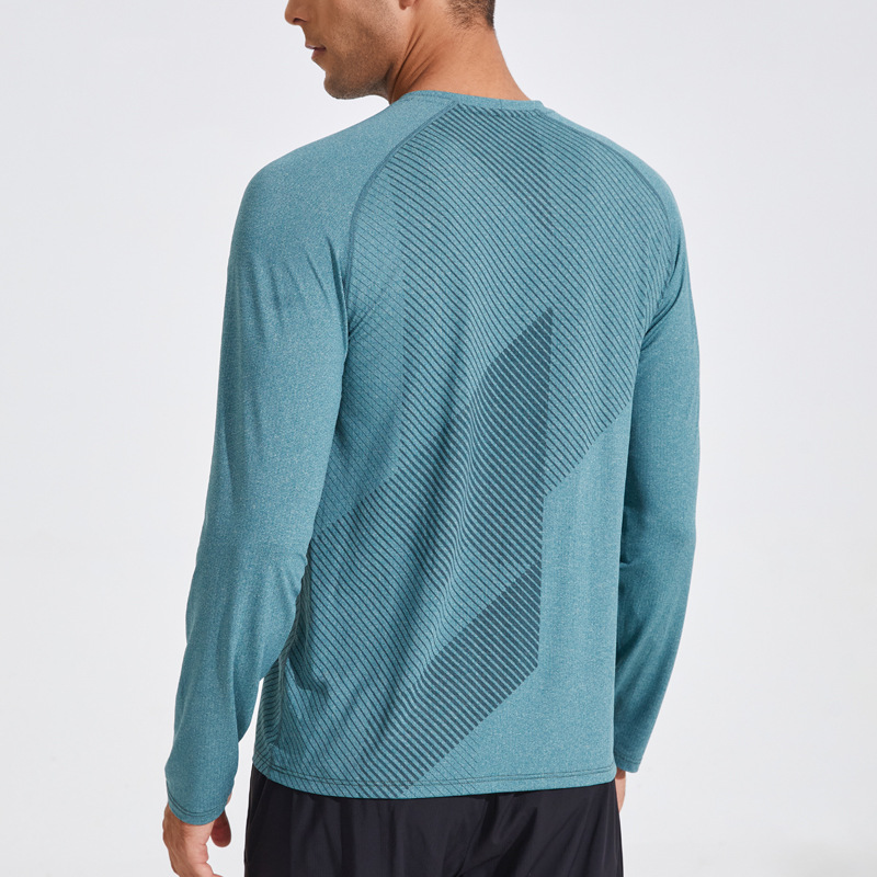  Men's Round Neck Quick Dry Long Sleeve Shirt 891