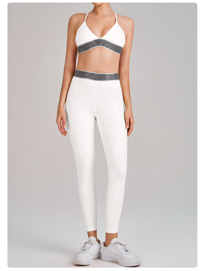 Sports Bra & Full-Length Yoga Leggings Set SKL-QY-B6052+K5608