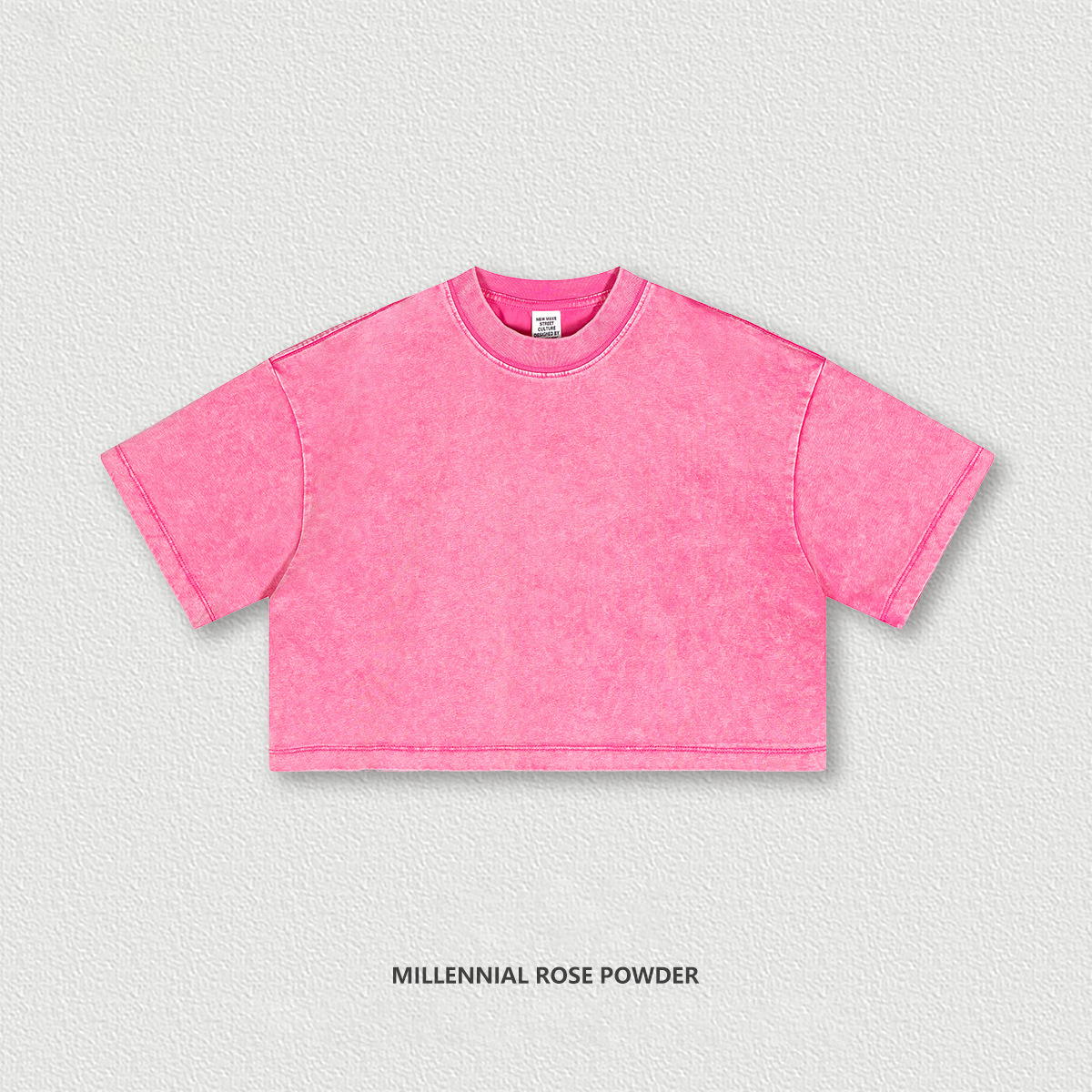 Cropped Loose Athletic Short Sleeve Crop Top BEN907