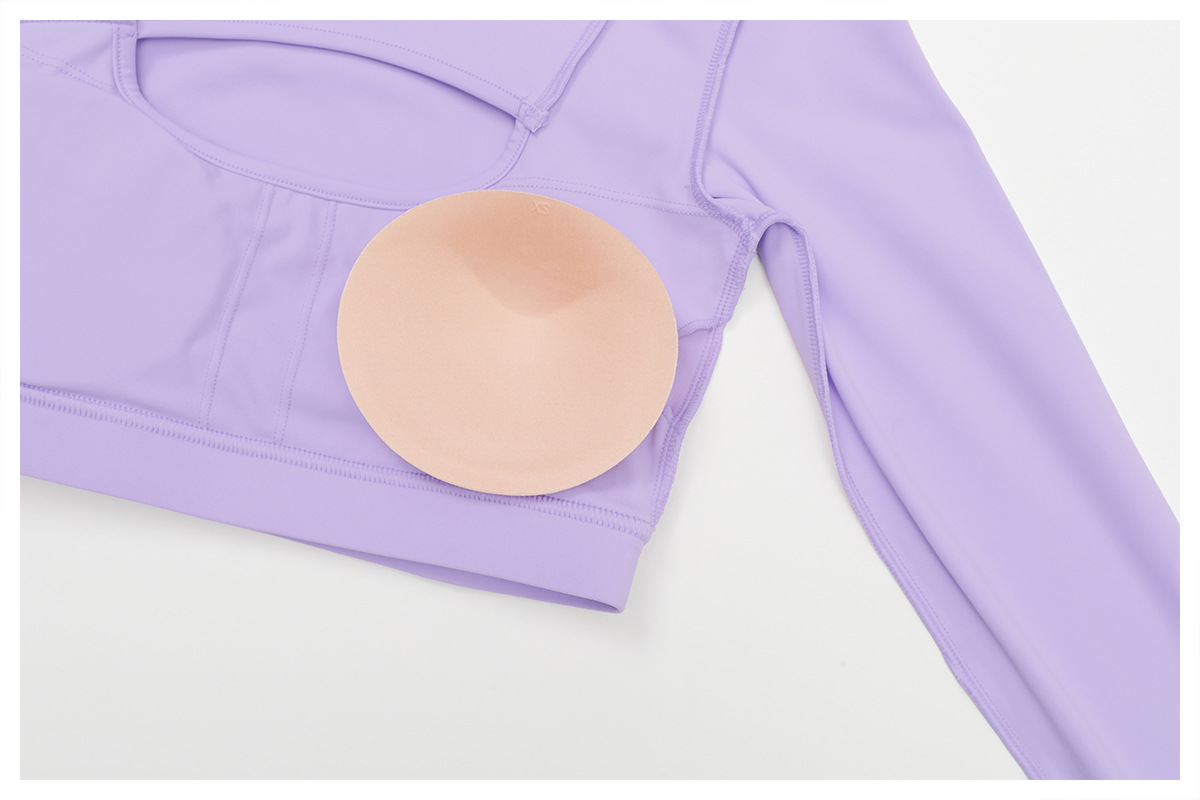 Women's Hollow Out Compression Shockproof Yoga Long Sleeve Top 4501