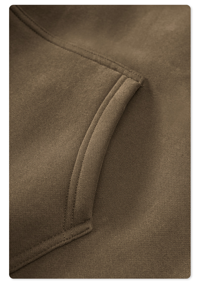  Casual Loose Fleece-Lined Hoodie BEW2406
