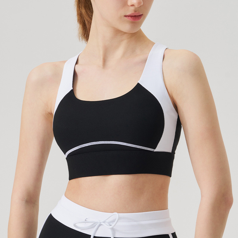 Women's Colorblock Quick-Dry Sports Bra SKL-QY-B4034