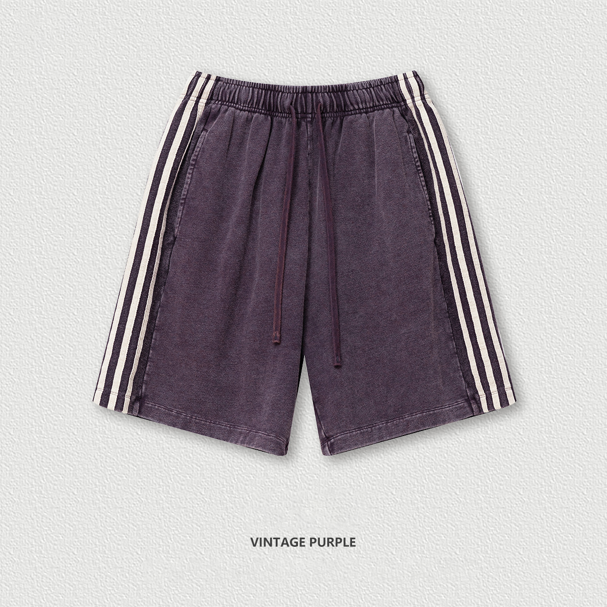 Casual Loose Shorts Side Stripes BEK25127